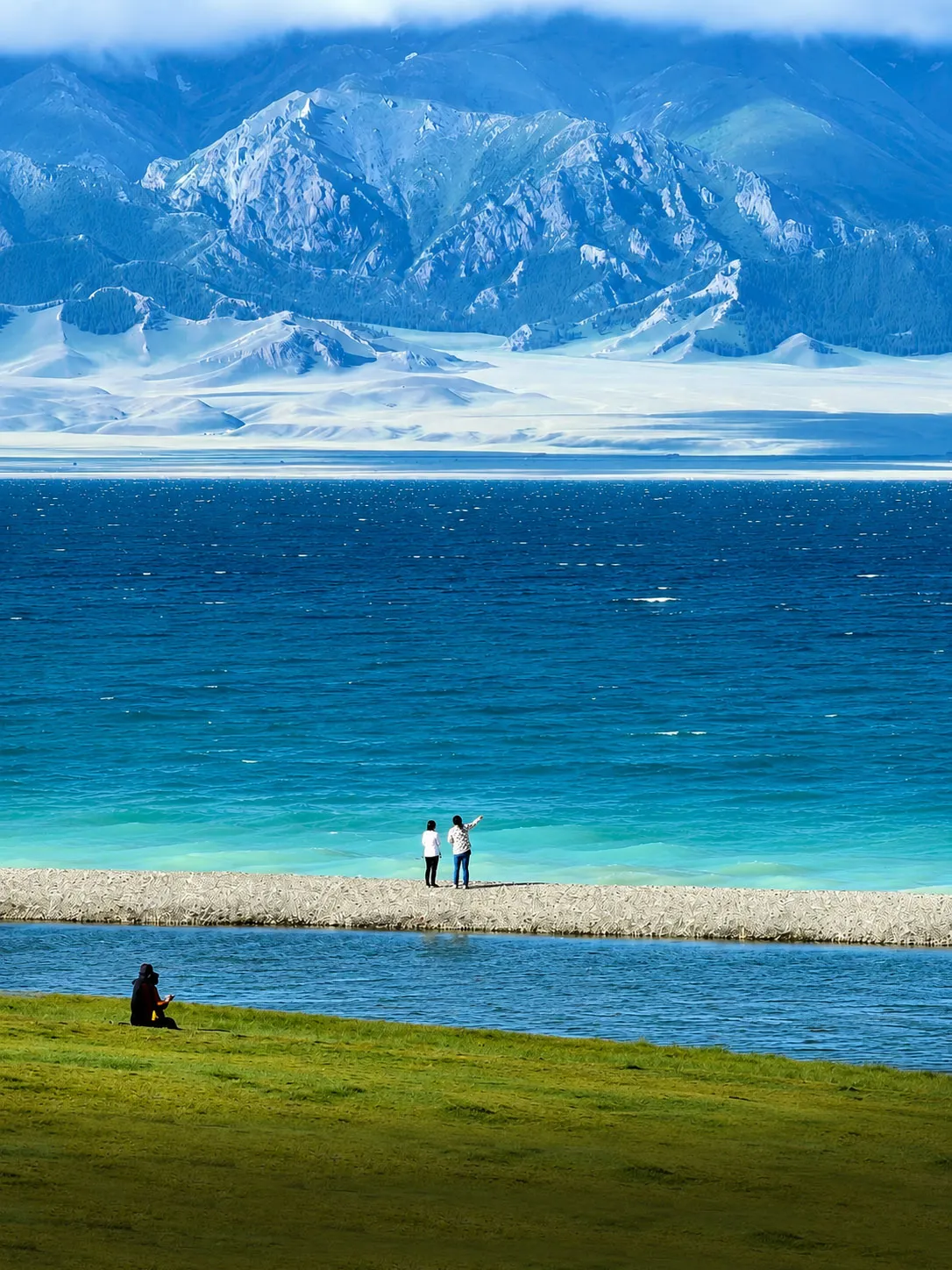 Xinjiang mountain valley and  scenery