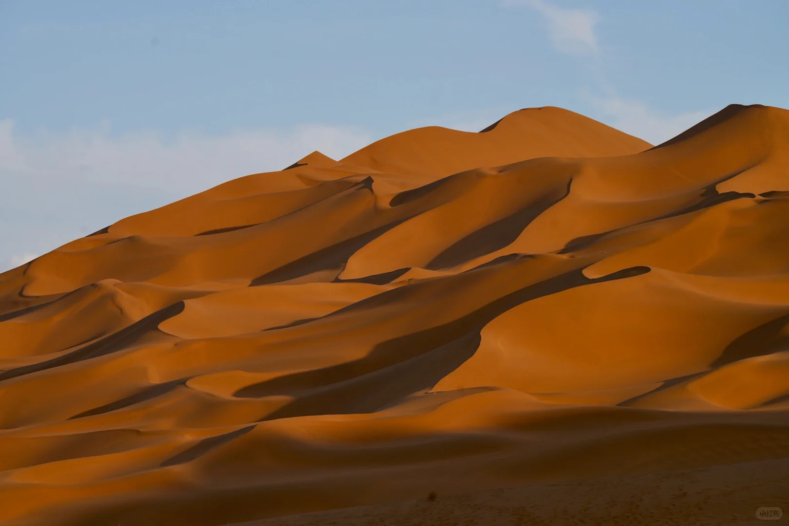 Golden dunes at Kumtag Desert Scenic Area in Shanshan, Turpan
